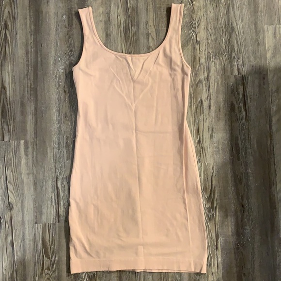 Pink tank top mini body con dress H&M basics - Picture 5 of 5